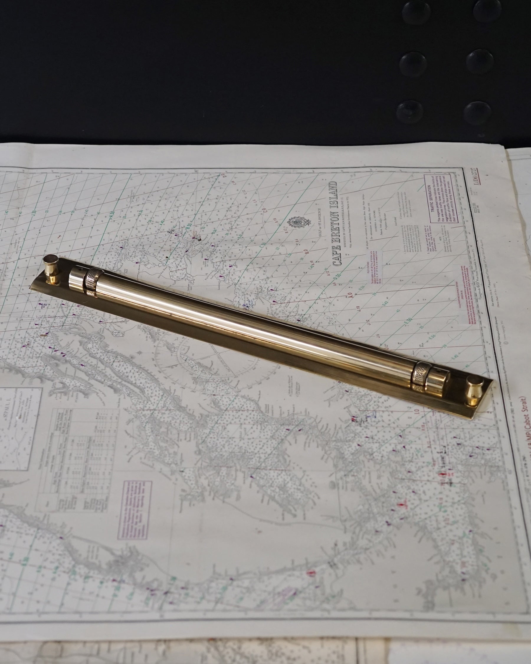 Admiralty Pattern Naval Rolling Rule 18in - Polished Trinity Marine