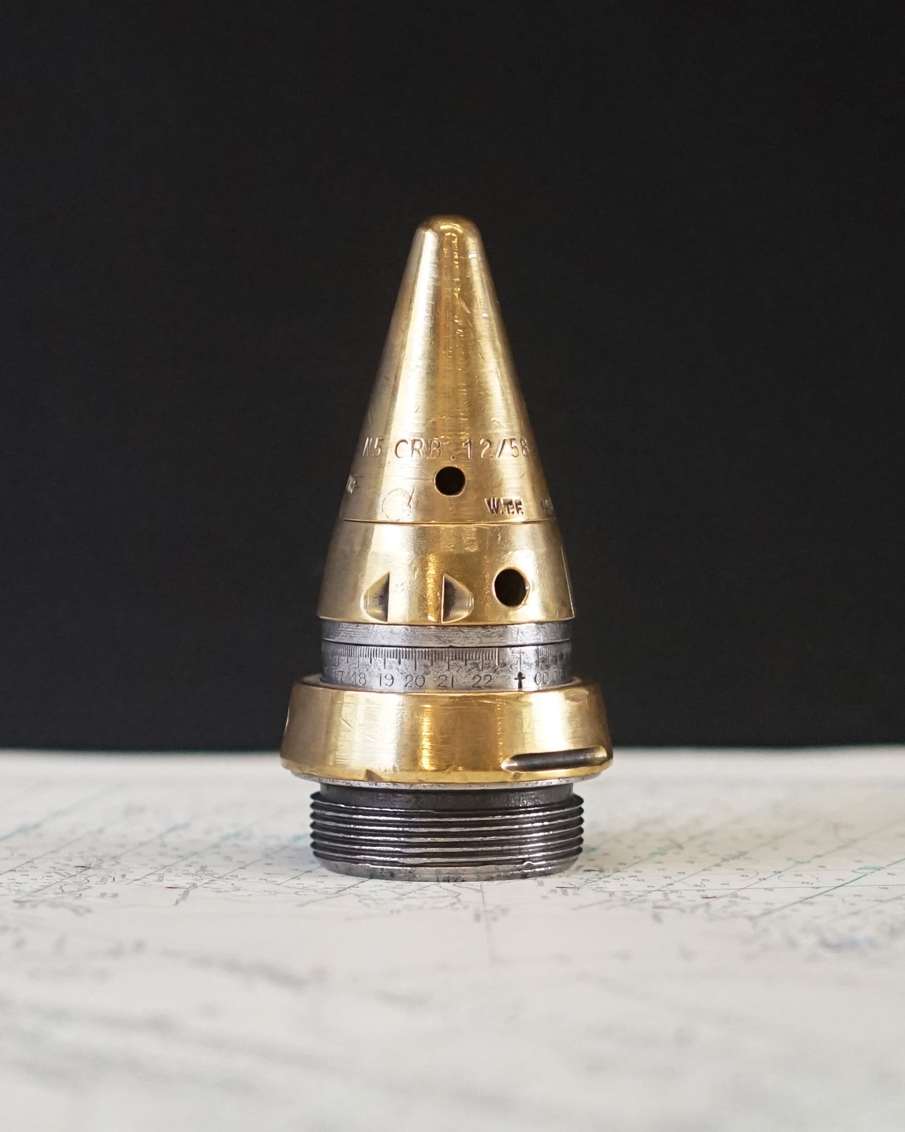 1953 British Army Artillery Fuze Trinity Marine