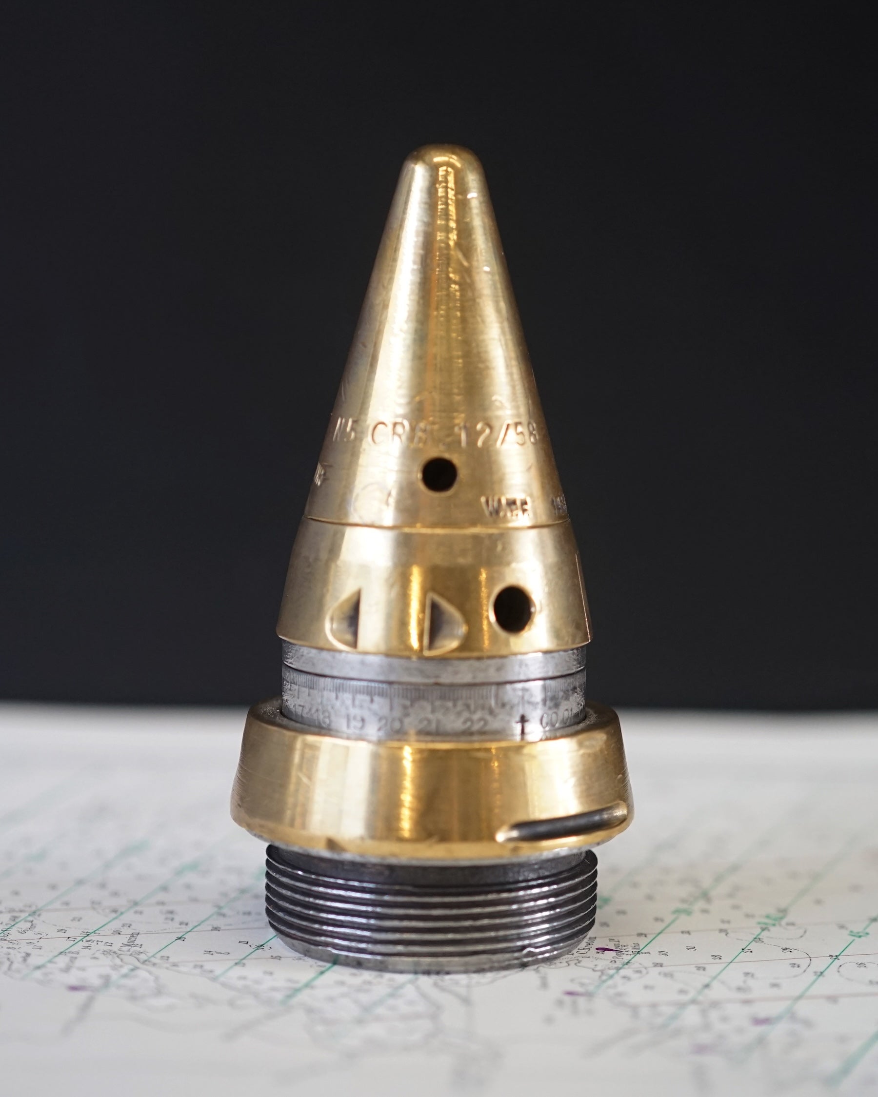 1953 British Army Artillery Fuze Trinity Marine