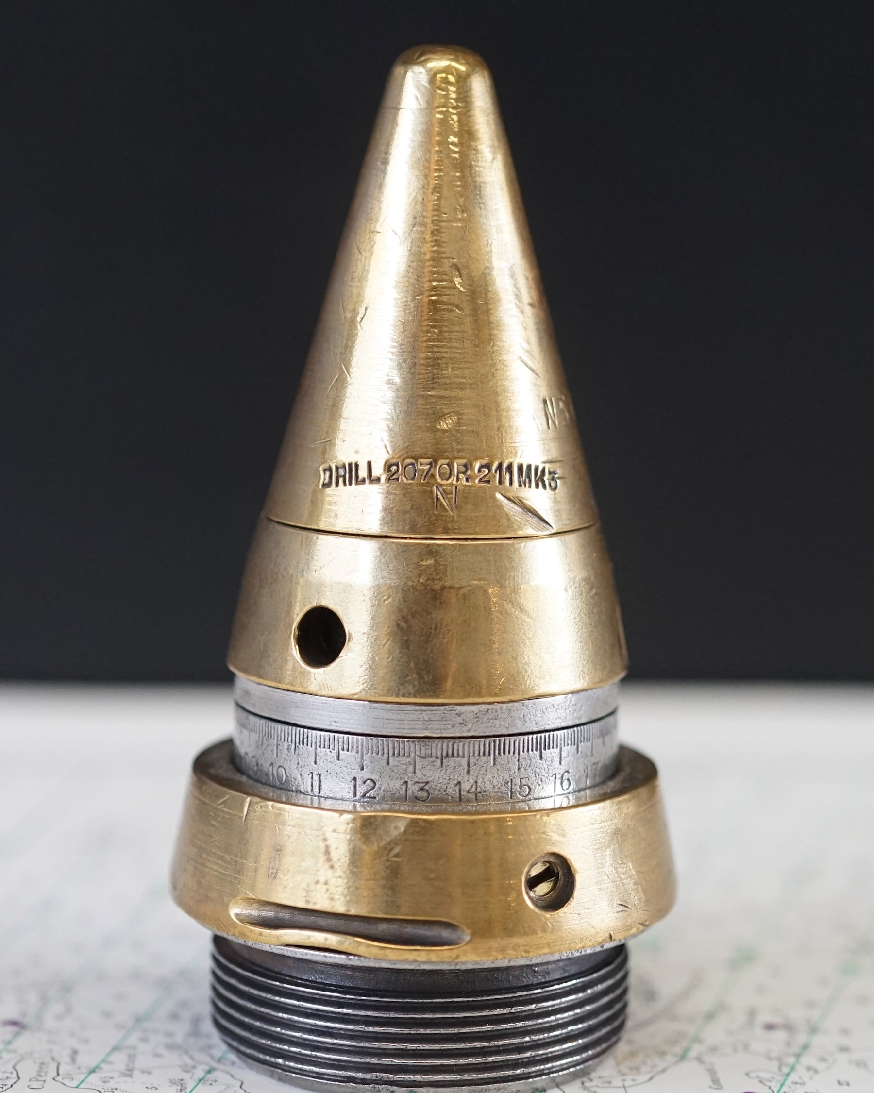 1953 British Army Artillery Fuze Trinity Marine