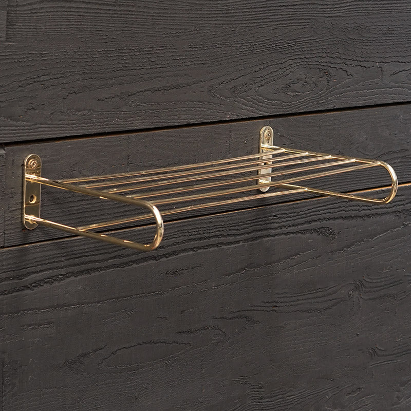 1960s RMS Windsor Castle Brass Cabin Shelf Trinity Marine
