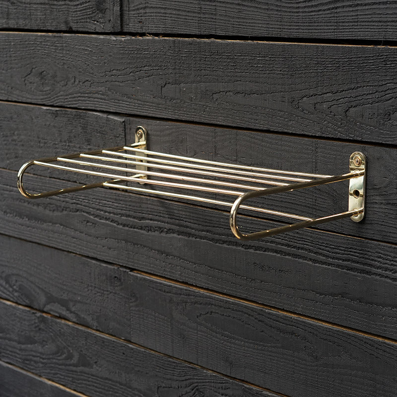 1960s RMS Windsor Castle Brass Cabin Shelf Trinity Marine