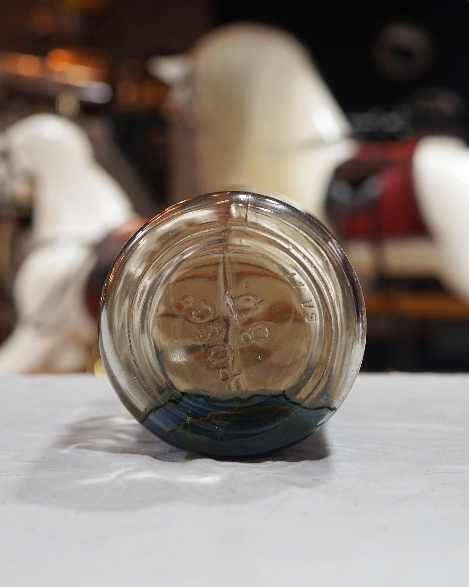 19th Cent Four-Masted Barque Ship in Bottle Trinity Marine