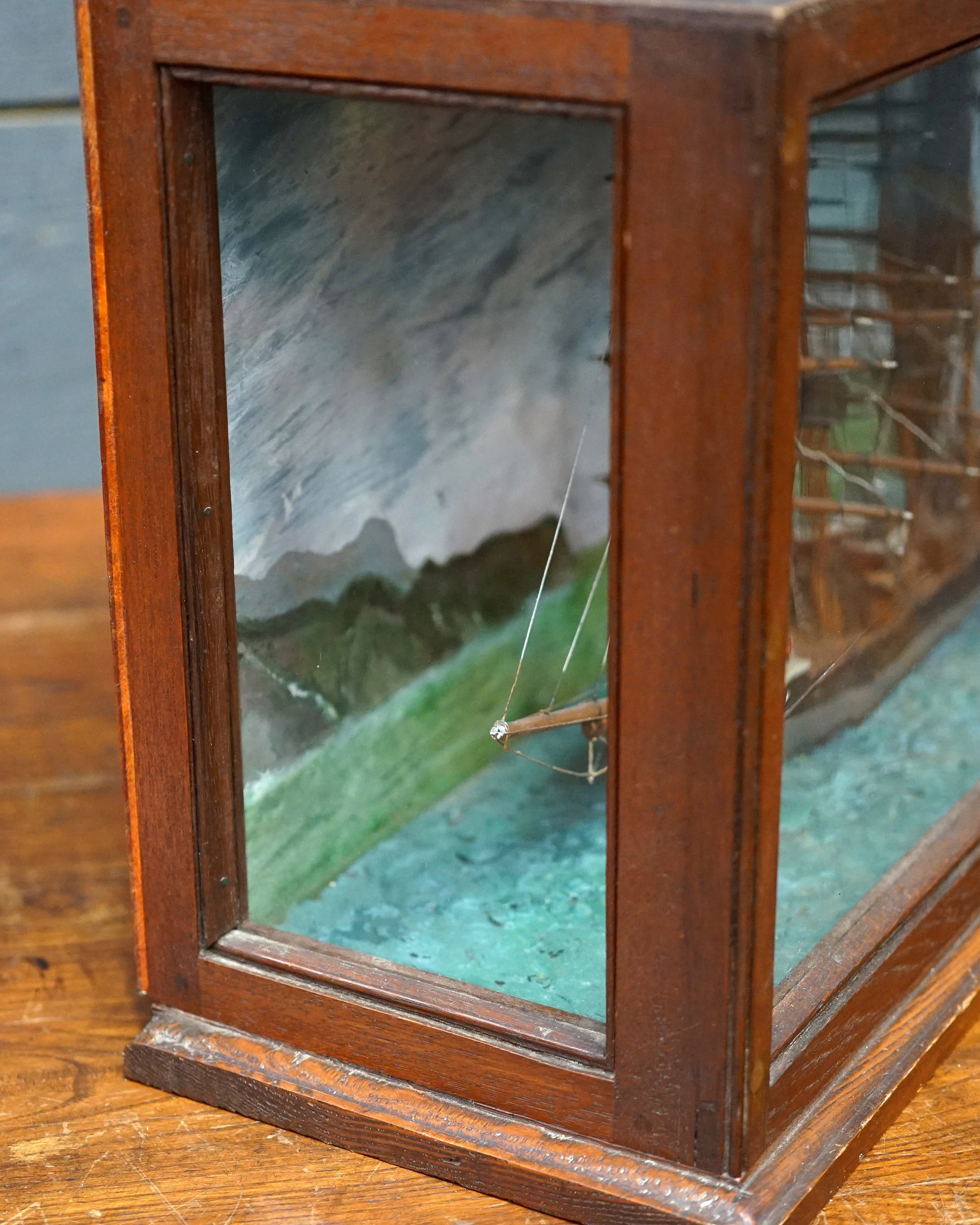 19th Cent. Cased Ship Model Diorama
