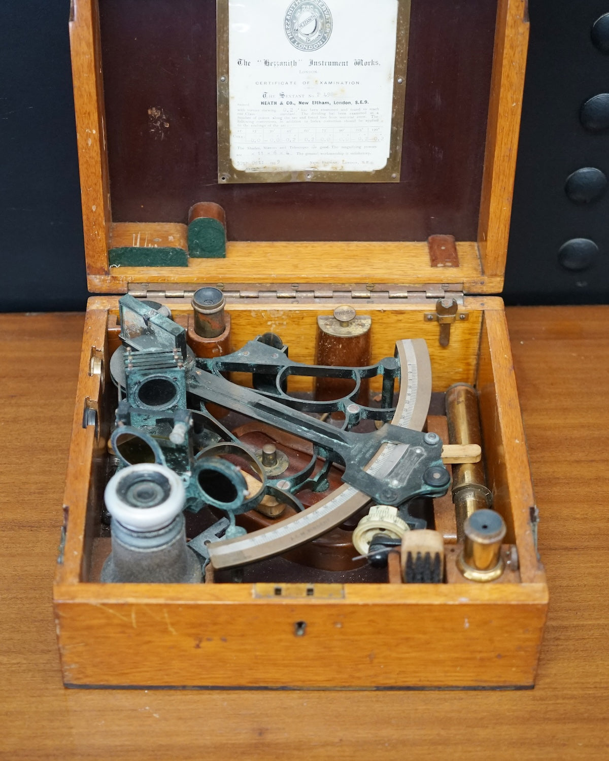Heath & Co. Bell Pattern Marine Sextant – Post War Trinity Marine