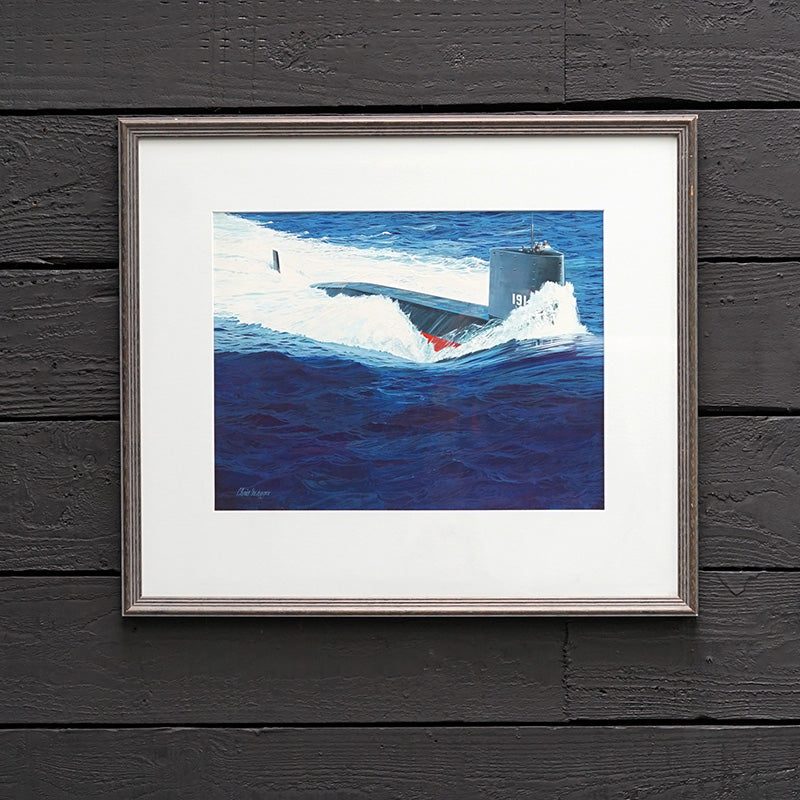 Original RN Submarine Gouche - The Deep Silence