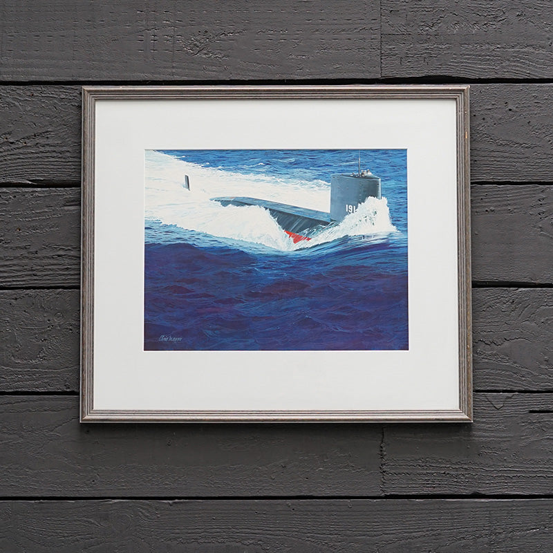 Original RN Submarine Gouche - The Deep Silence