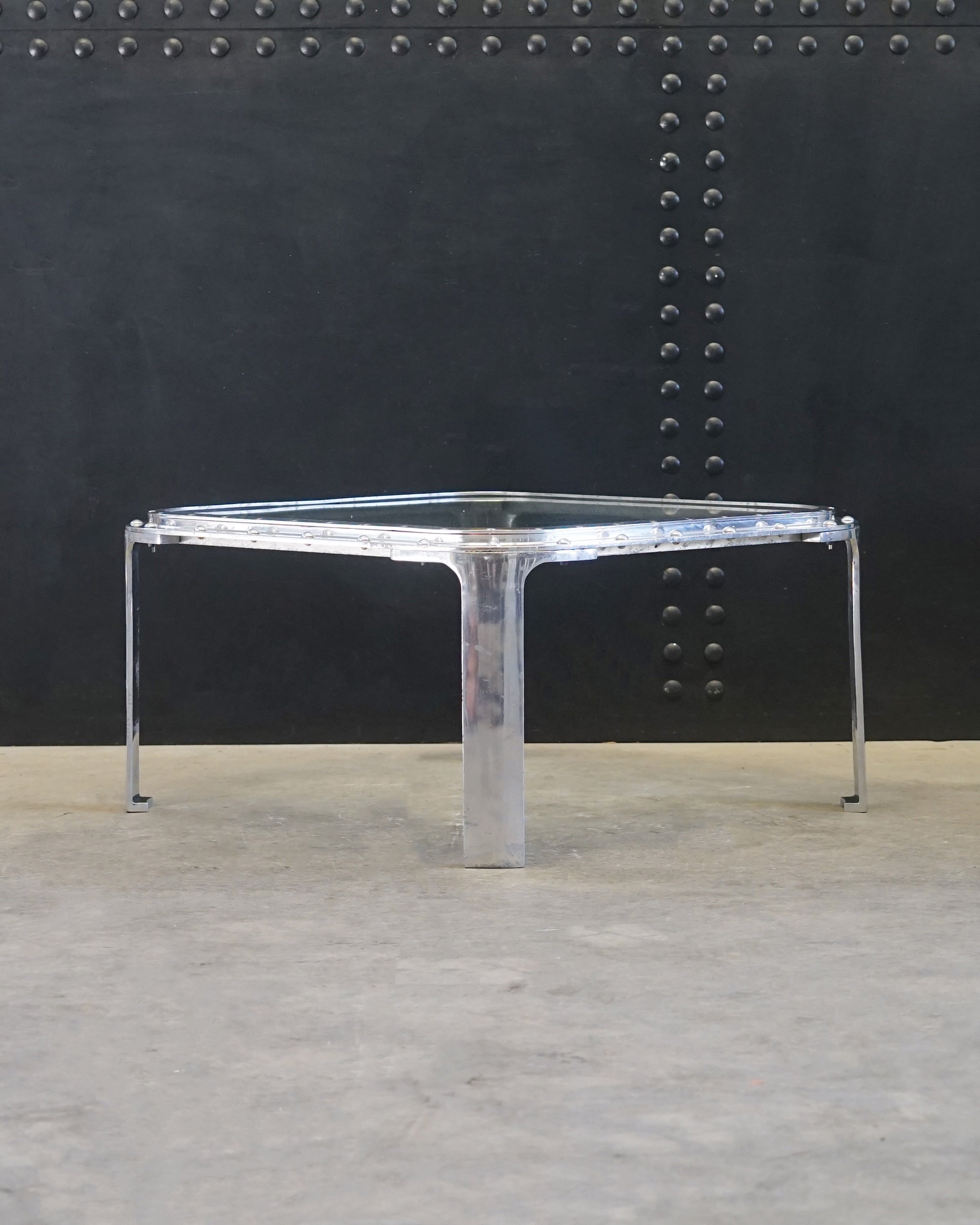 Reclaimed Ship’s Window Coffee Table - 34” Trinity Marine