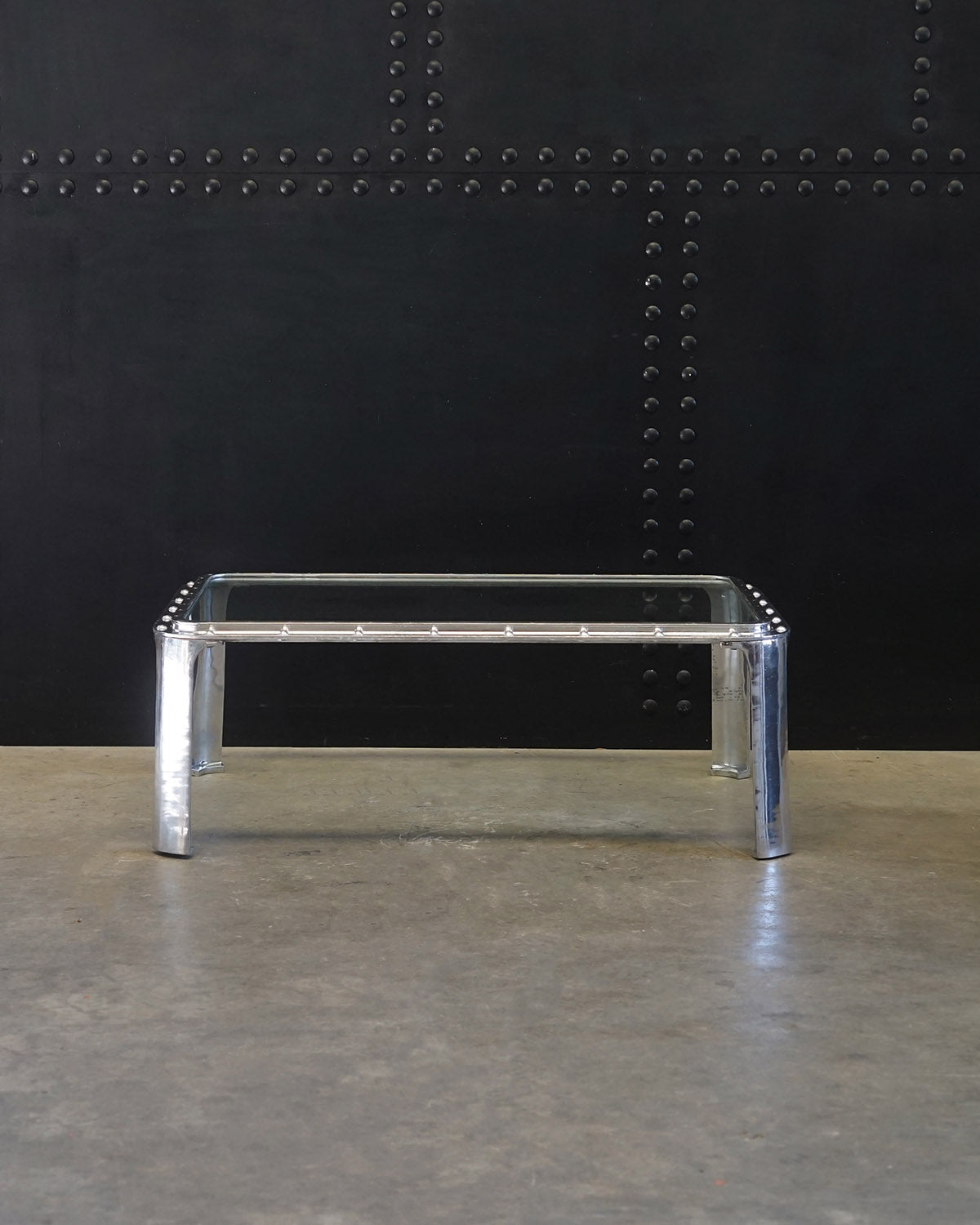 Reclaimed Ship’s Window Coffee Table - 44in Trinity Marine