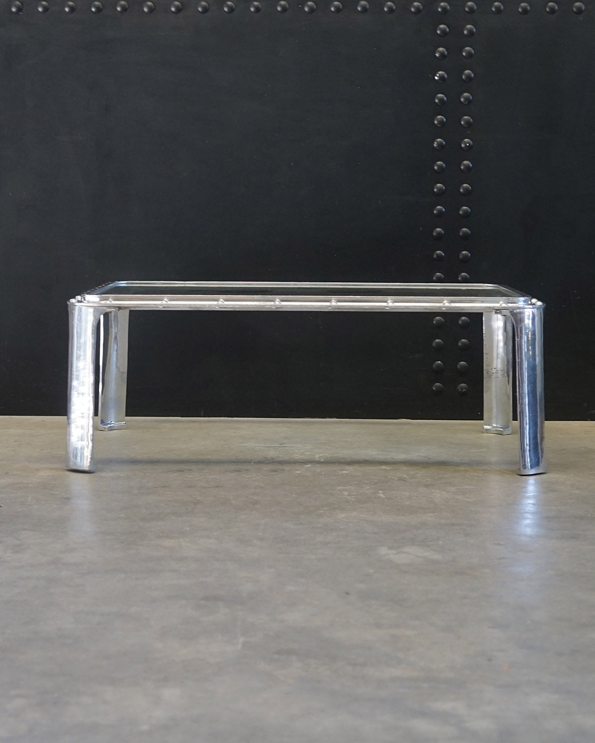 Reclaimed Ship’s Window Coffee Table - 44in Trinity Marine