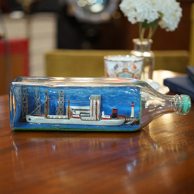 50’s Coaster Ship in Bottle Trinity Marine
