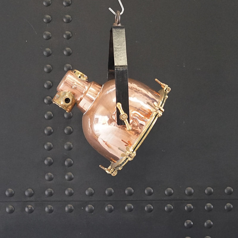 50’s Ships Copper Cargo Pendant Light Trinity Marine