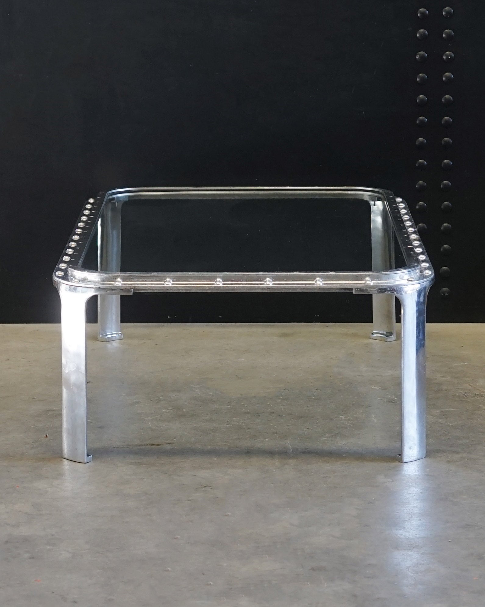 Reclaimed Ship’s Window Coffee Table - 58" Trinity Marine