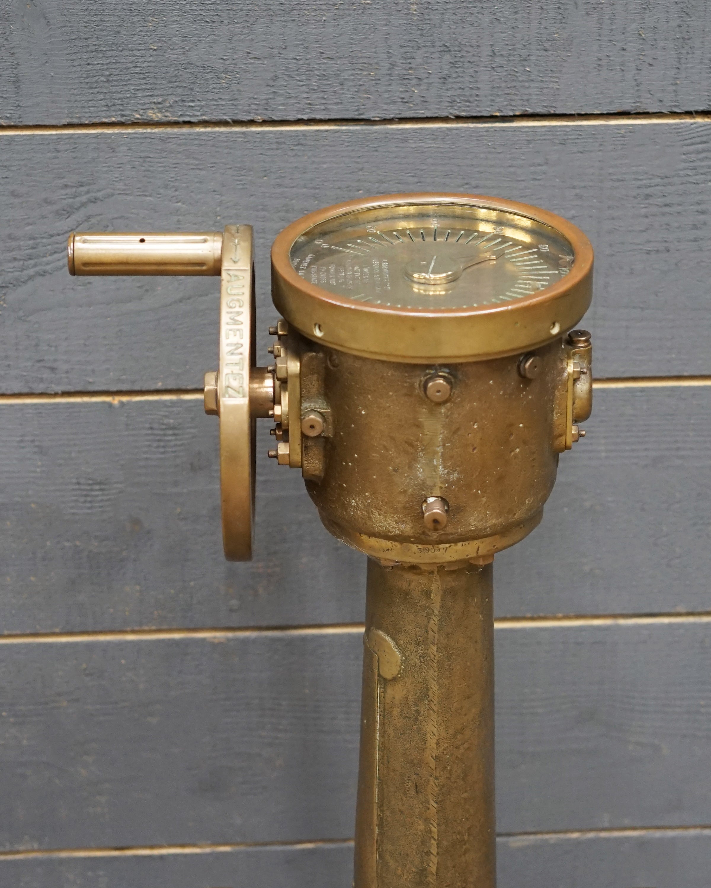French Navy A. Robinson & Co. Ship’s Engine Revolution Telegraph C.1920 Trinity Marine
