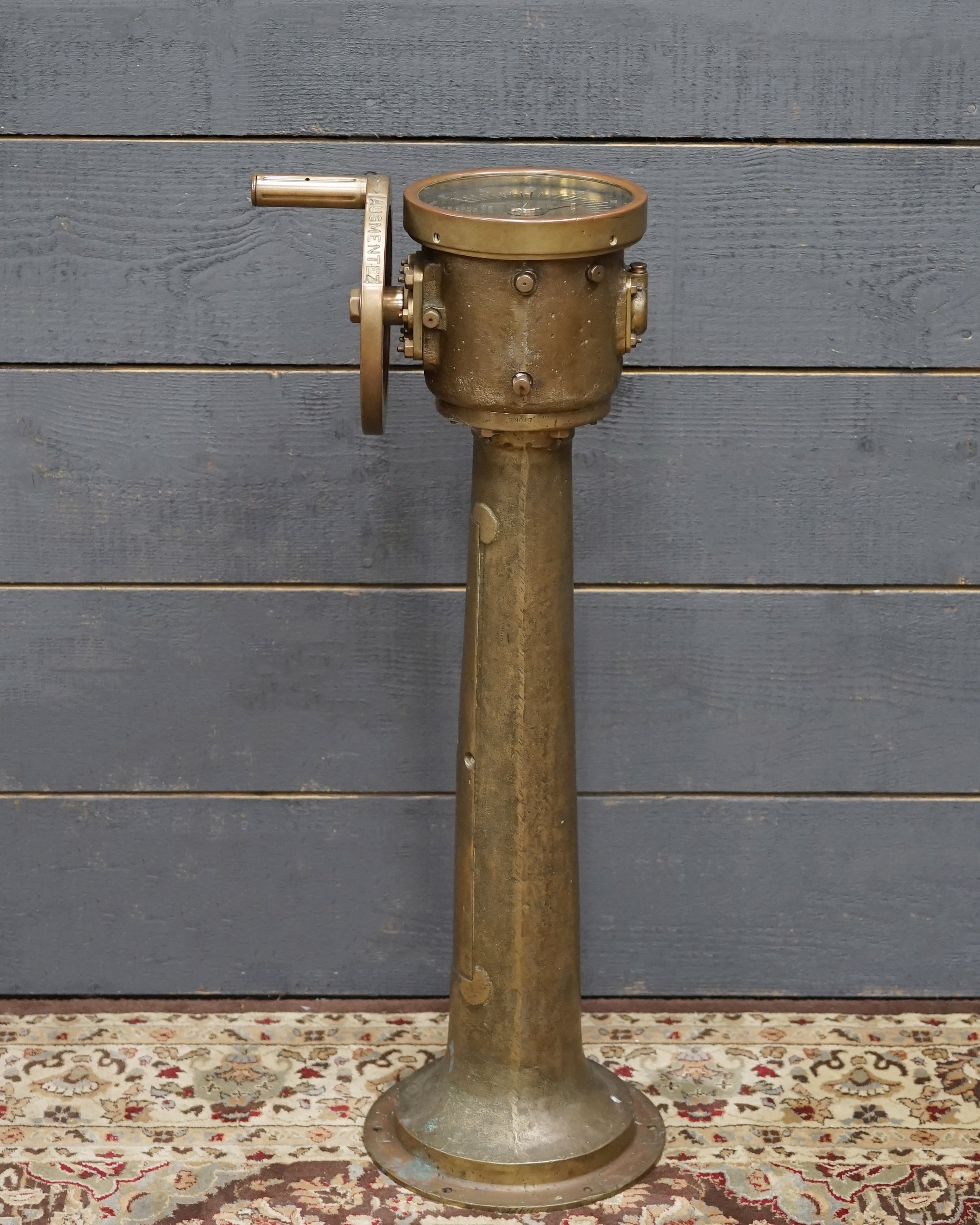 French Navy A. Robinson & Co. Ship’s Engine Revolution Telegraph C.1920 Trinity Marine