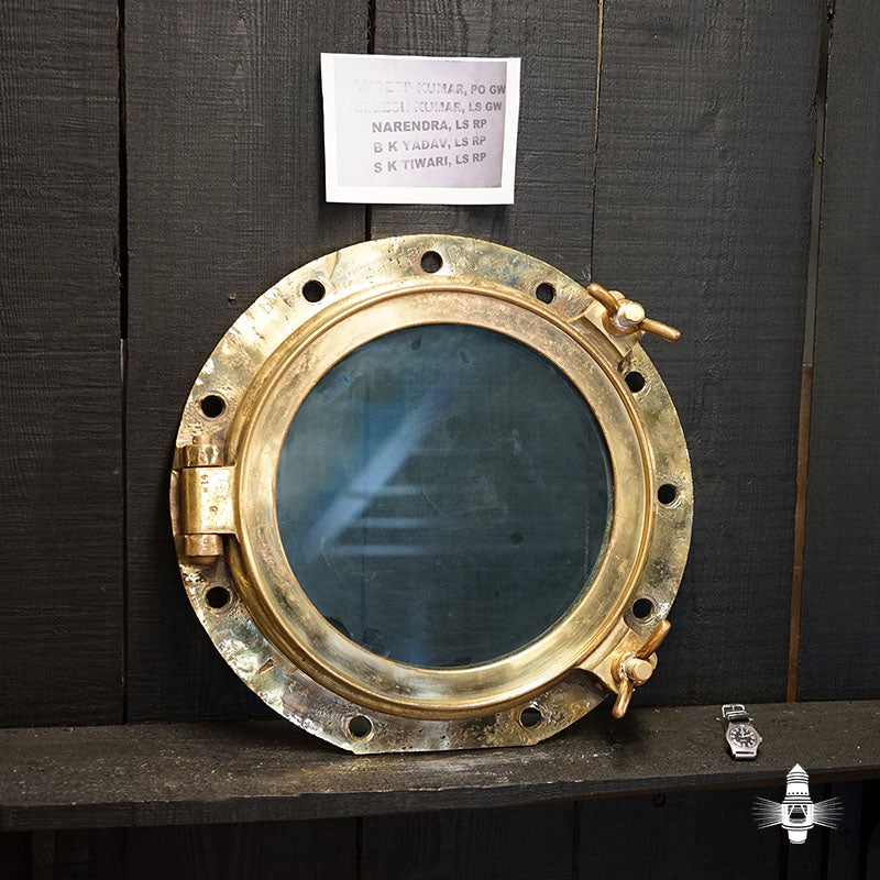HMS Hermes (R12) - Brass Opening Portholes no's 9 -17 Trinity Marine