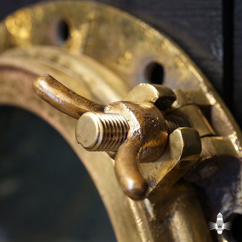 HMS Hermes (R12) - Brass Opening Portholes no's 9 -17 Trinity Marine