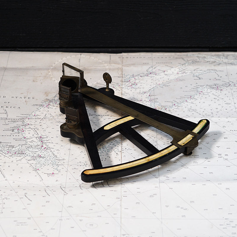 Ebony 19th Century Octant – Spencer Browning & Rust Trinity Marine