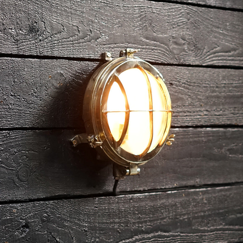 All Brass Wiska Turtle Wall Light Trinity Marine