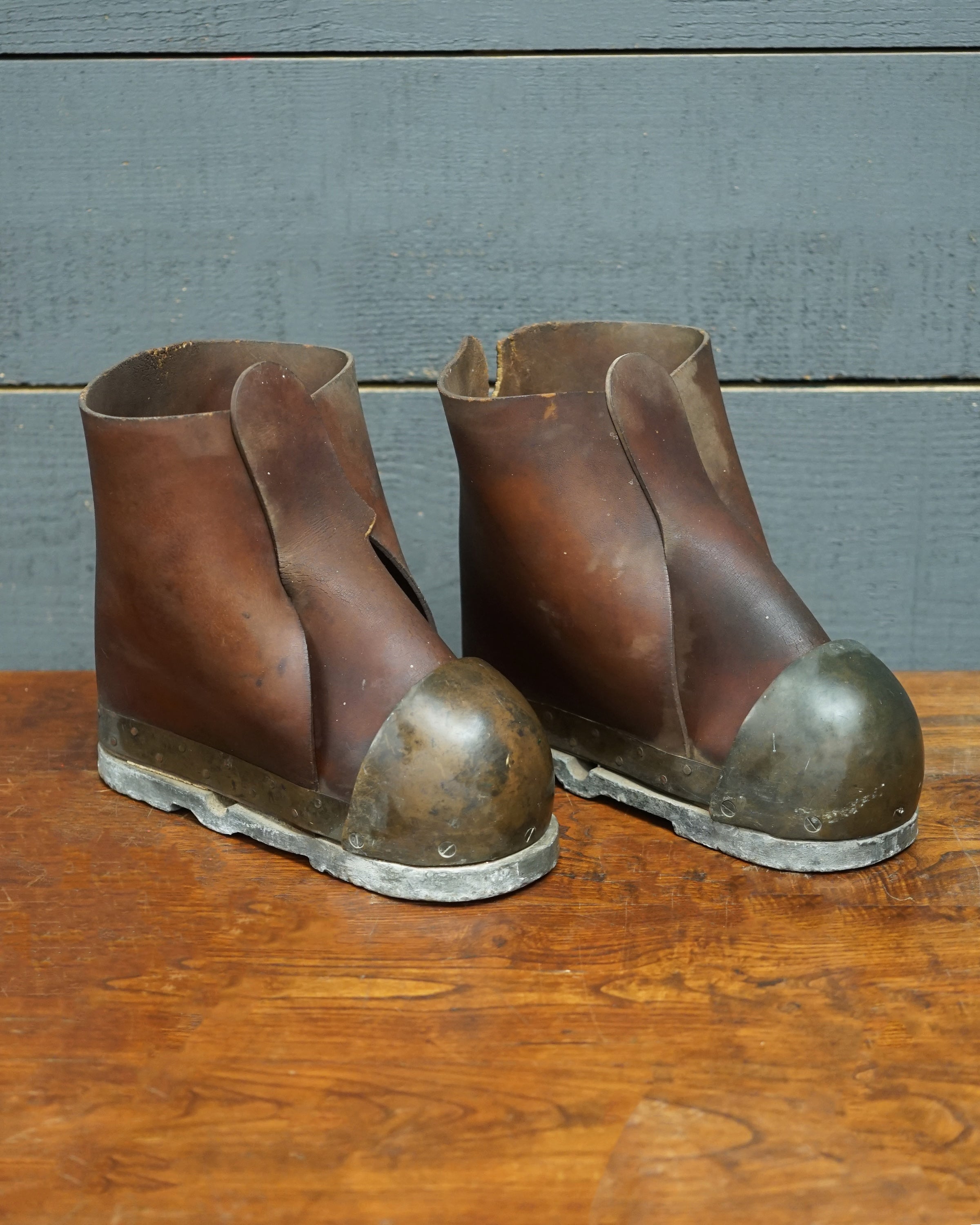 Pair of Vintage Diving Boots Trinity Marine