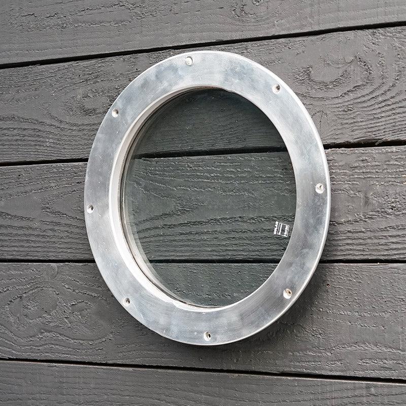 12In Glass Thick Aluminium Ships Porthole Trinity Marine