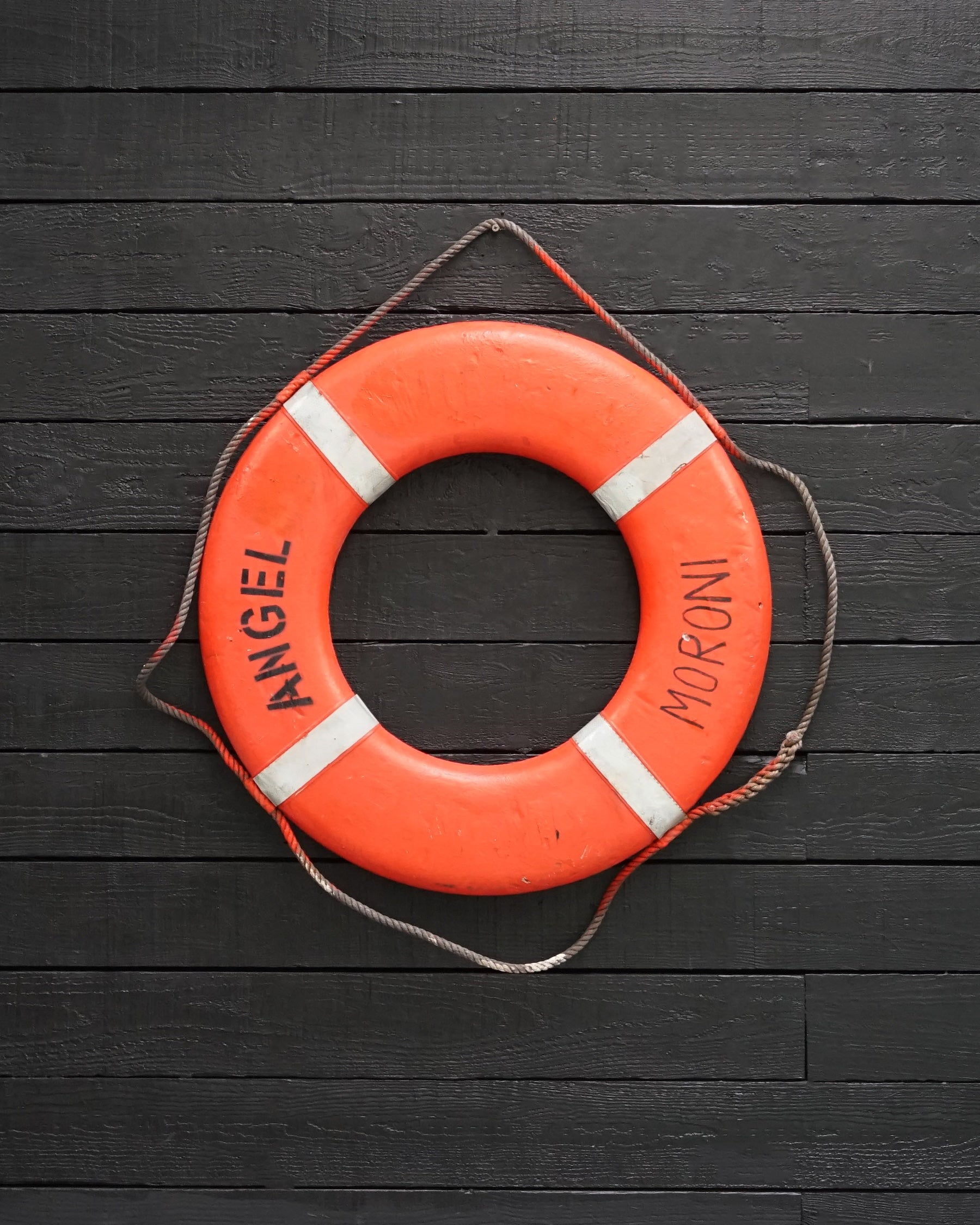 Lifering from MV Angel Trinity Marine