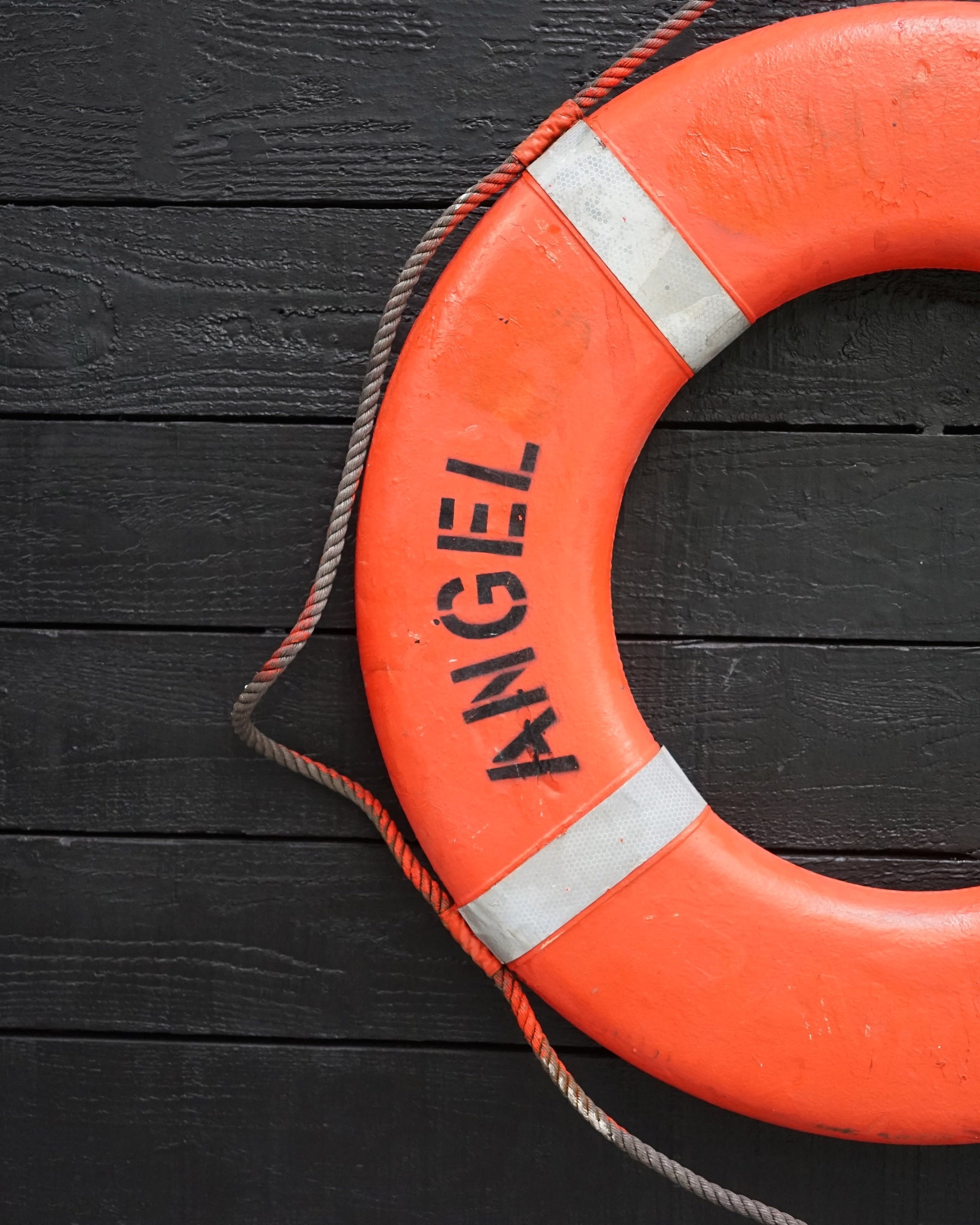 Lifering from MV Angel Trinity Marine