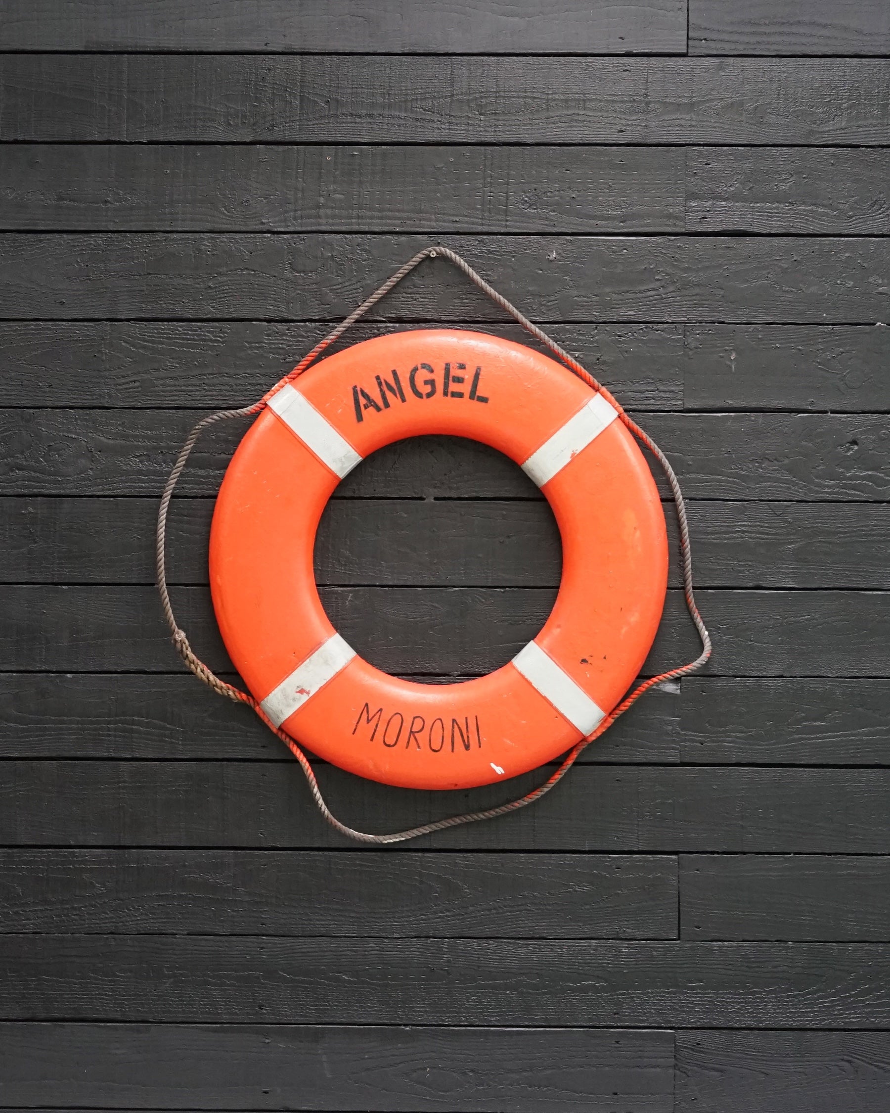 Lifering from MV Angel Trinity Marine