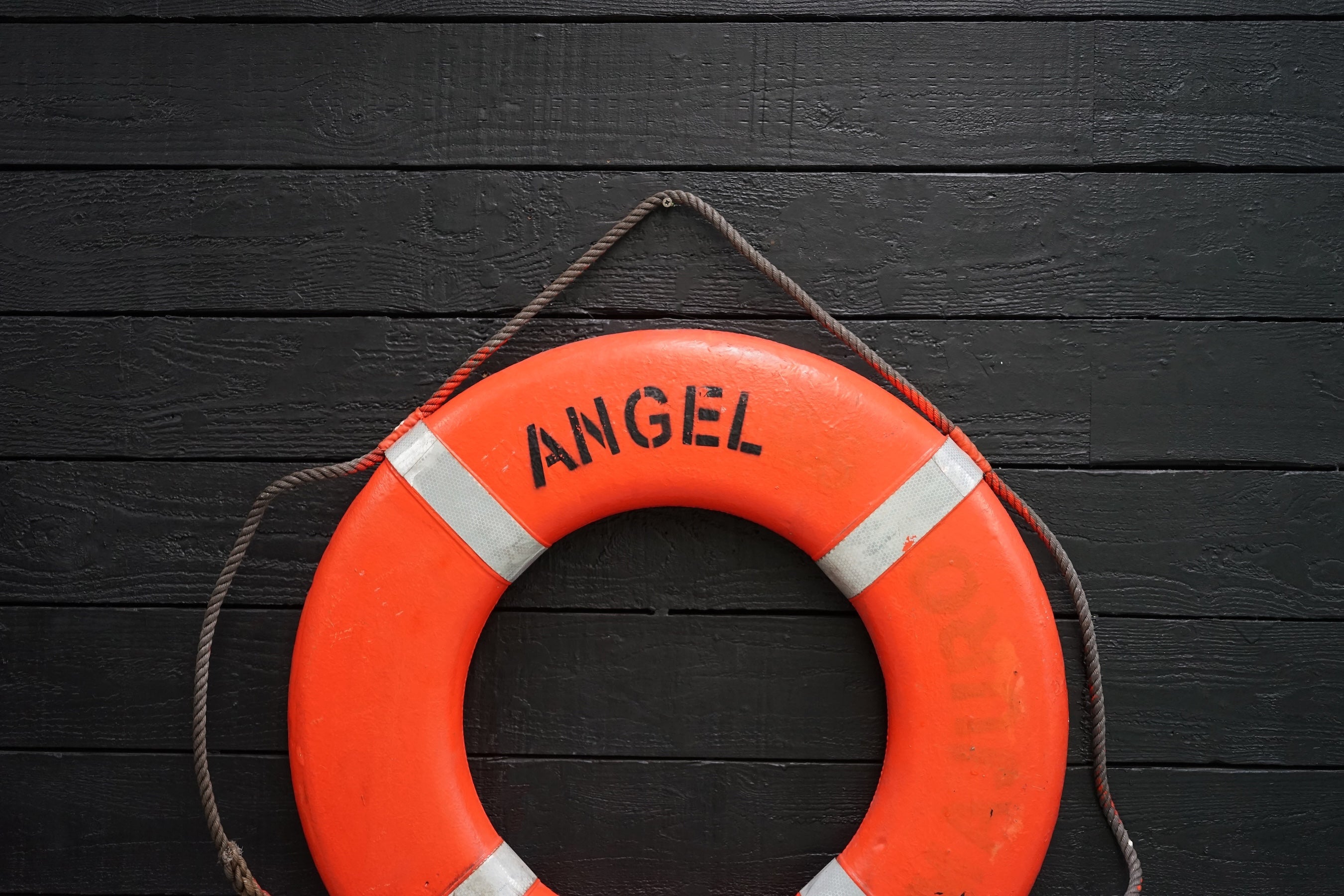 Lifering from MV Angel Trinity Marine