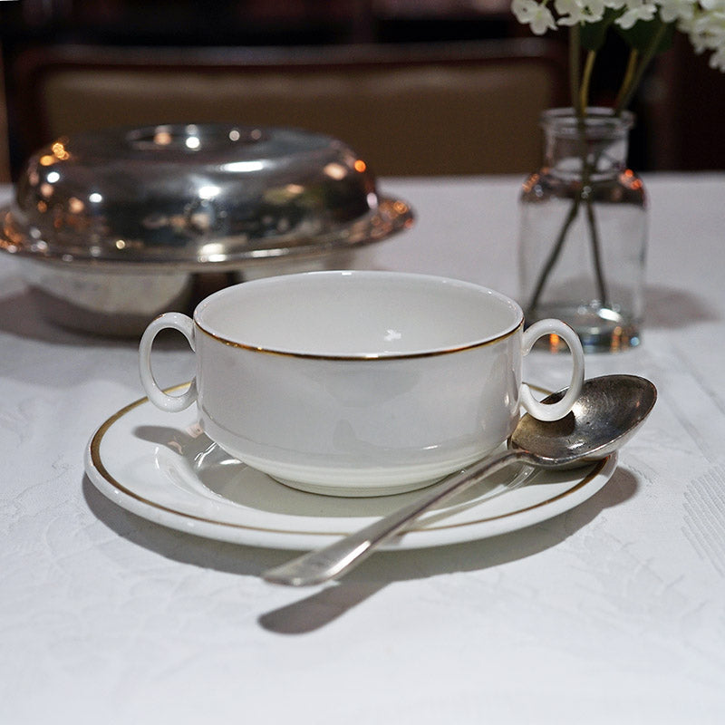 BISNC Ocean Liner Set of Six Soup Spoons c.1900 Trinity Marine