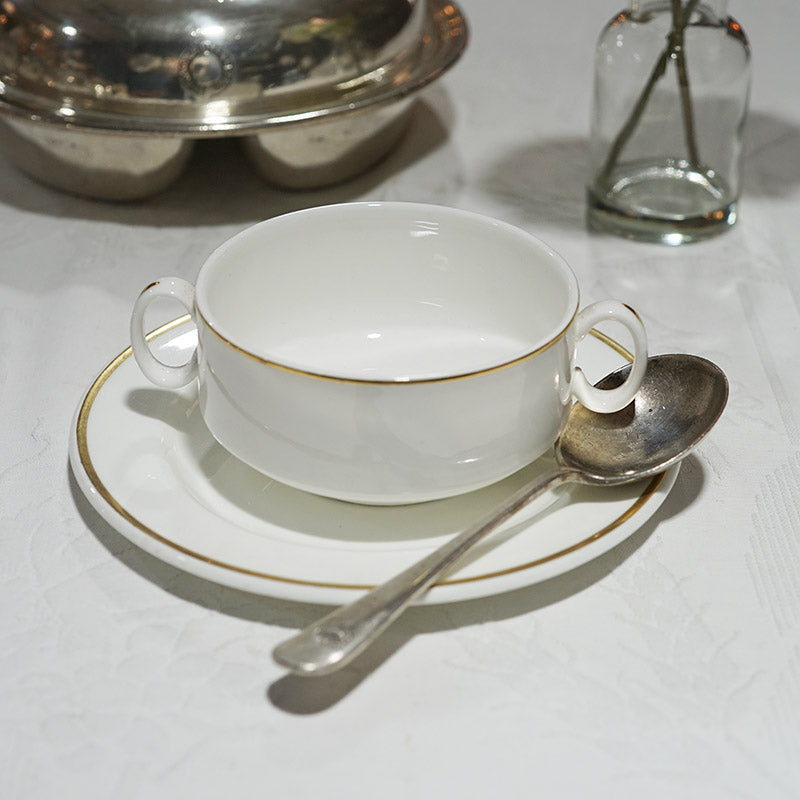 BISNC Ocean Liner Set of Six Soup Spoons c.1900 Trinity Marine