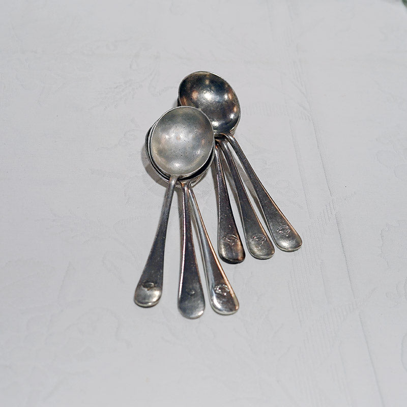 BISNC Ocean Liner Set of Six Soup Spoons c.1900 Trinity Marine