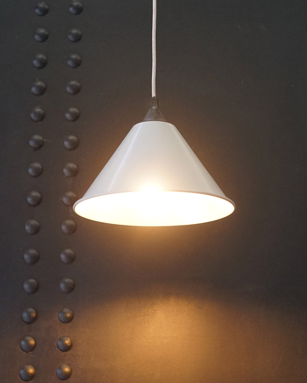 Reclaimed Army Field Conical Pendant Light - Colours Trinity Marine