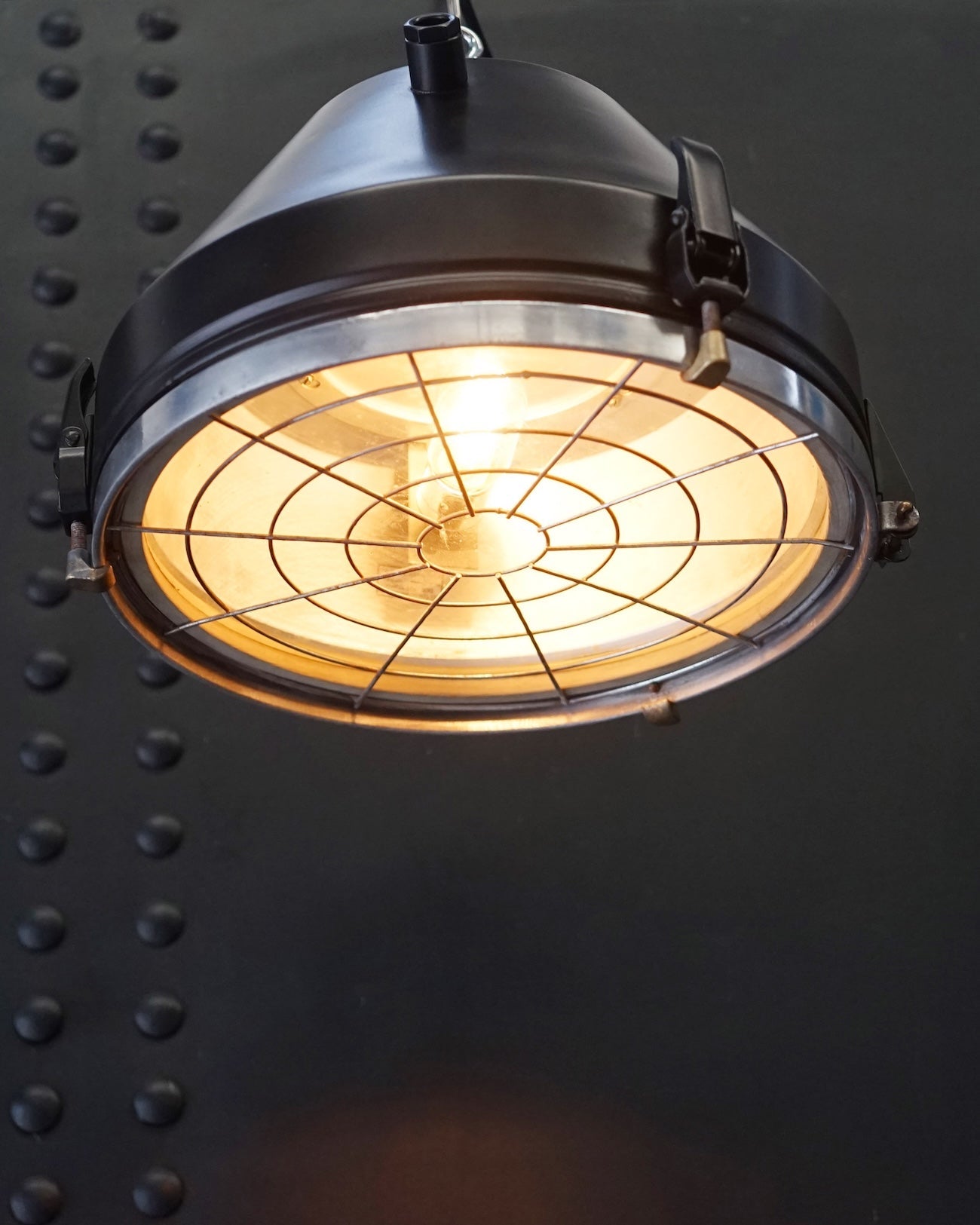 Vintage VEB Cargo Pendant Light Trinity Marine