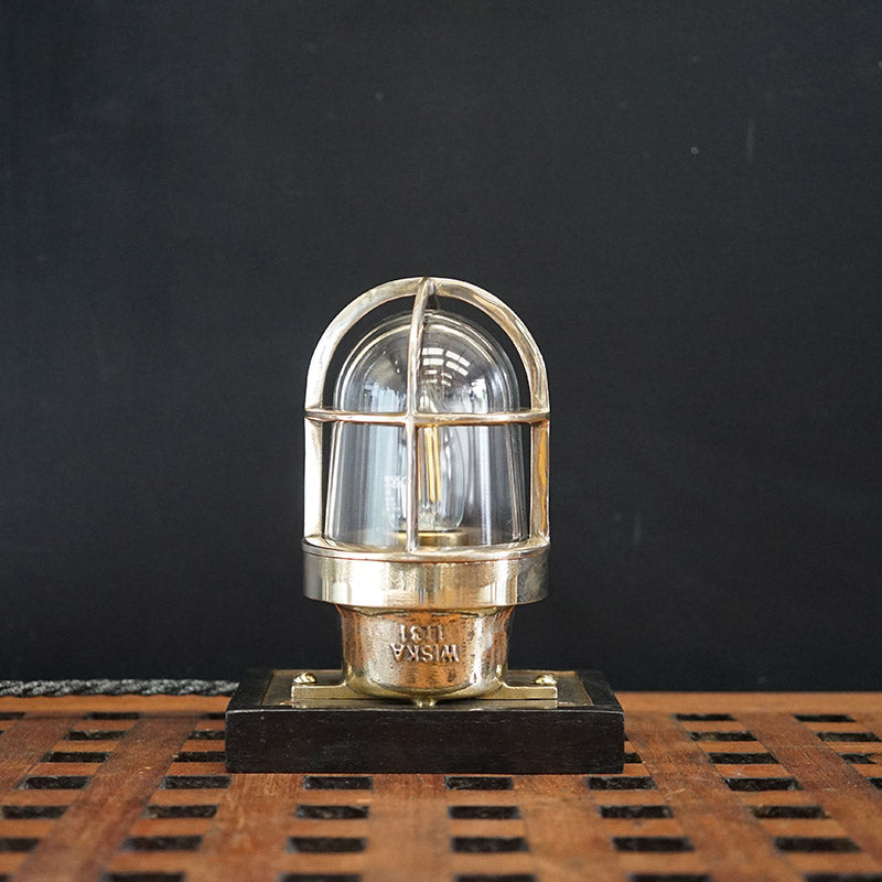 Brass German Navy Desk Lamp Trinity Marine