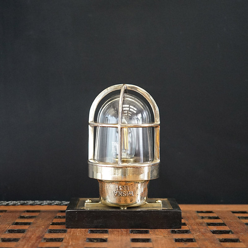 Brass German Navy Desk Lamp Trinity Marine