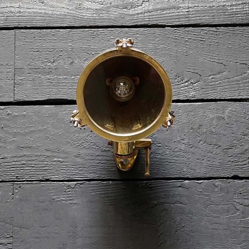 Brass Adjustable Ships Foxlight Wall Light Trinity Marine