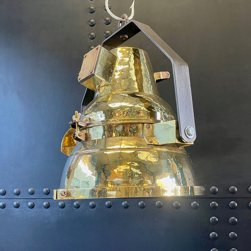 Brass Ships Spot Pendant Light - Ex MV Atlas Trinity Marine