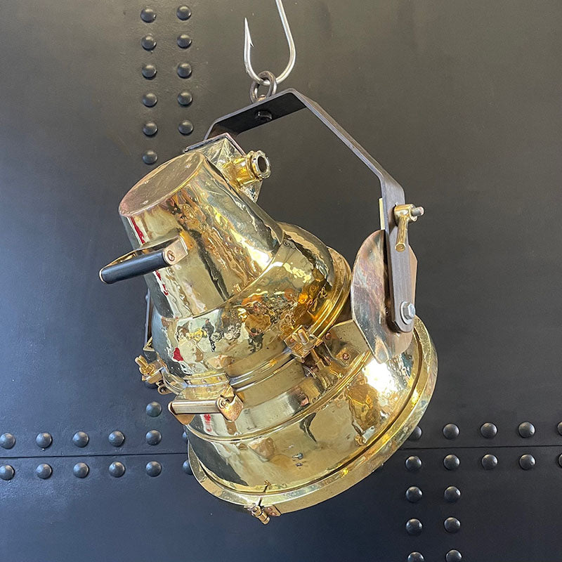 Brass Ships Spot Pendant Light - Ex MV Atlas Trinity Marine