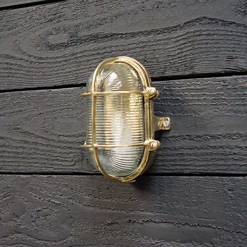 Steamship Brass Oval Wall Light Trinity Marine