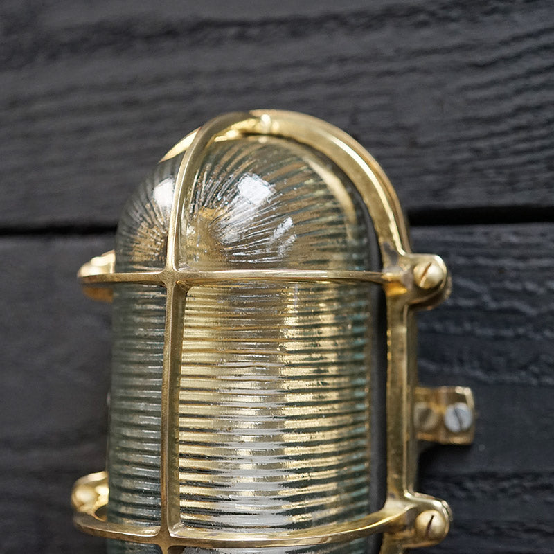 Steamship Brass Oval Wall Light Trinity Marine