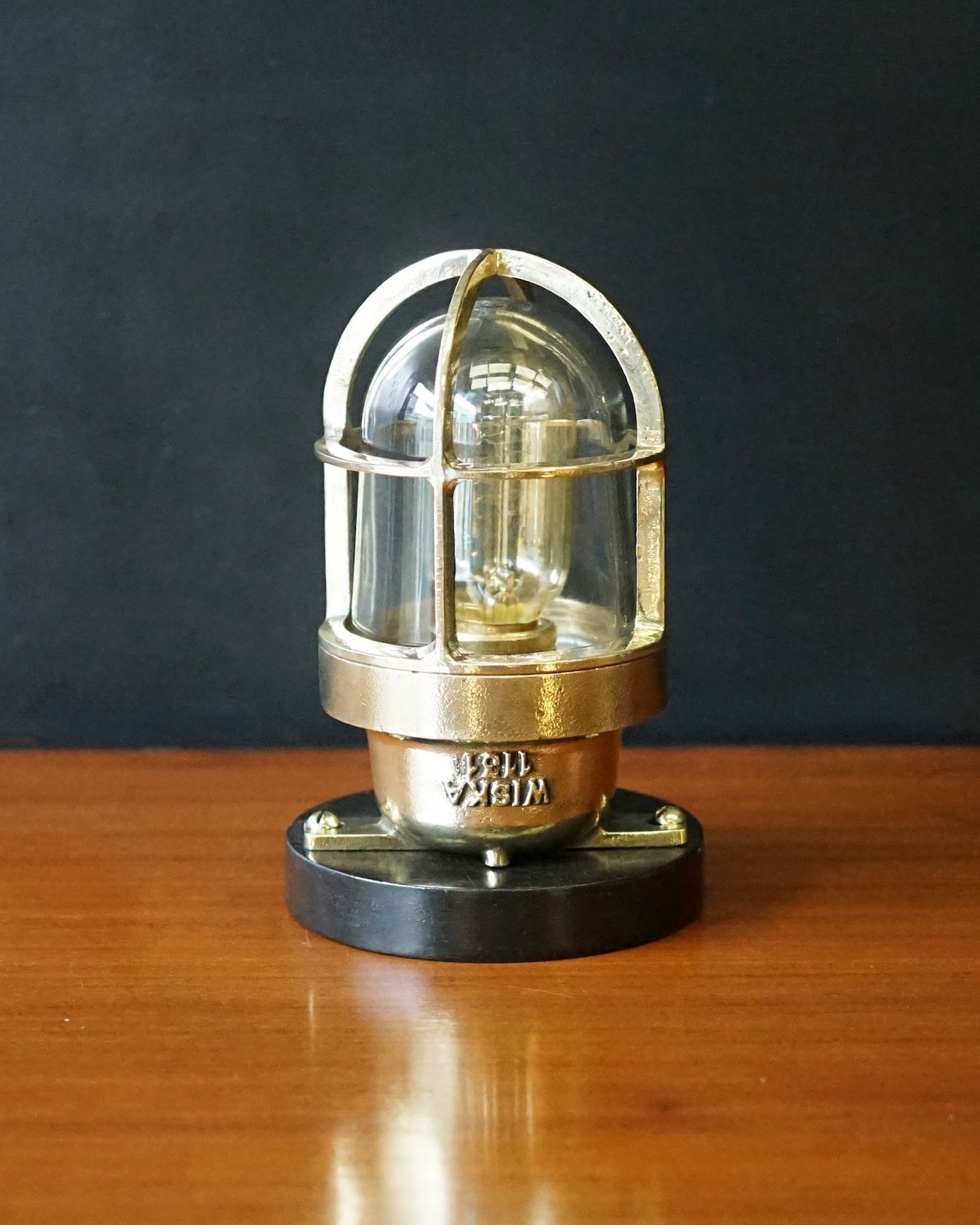 Brass German Navy Desk Lamp Trinity Marine