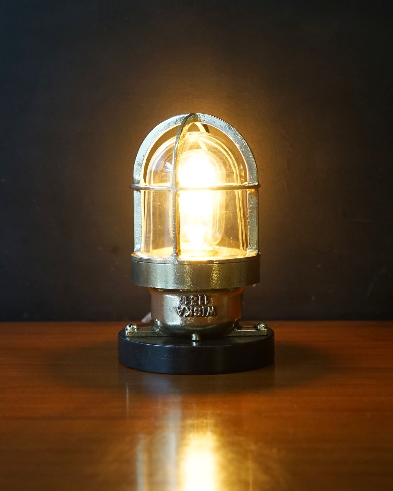 Brass German Navy Desk Lamp Trinity Marine