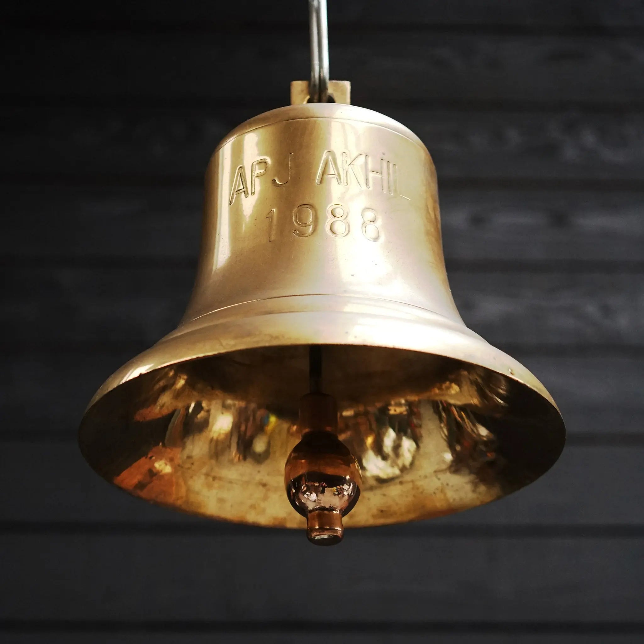 Brass Ships Bell - AP J Akhil, 1988 Trinity Marine