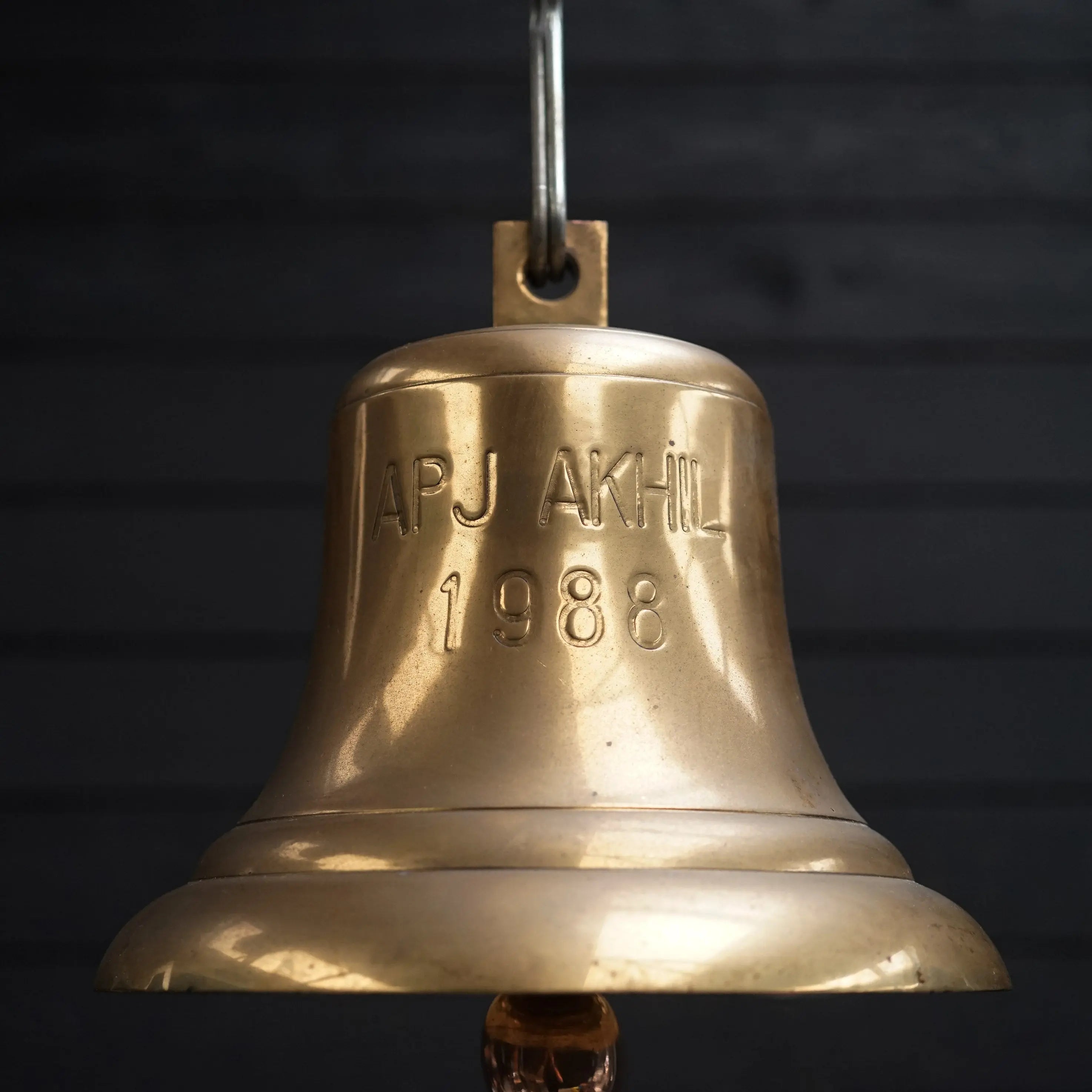 Brass Ships Bell - AP J Akhil, 1988 Trinity Marine