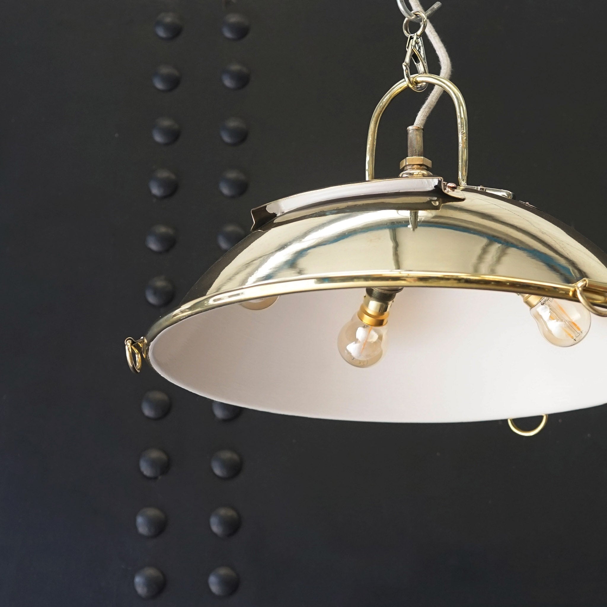 RN Warship Cargo Cluster Pendant Light Trinity Marine