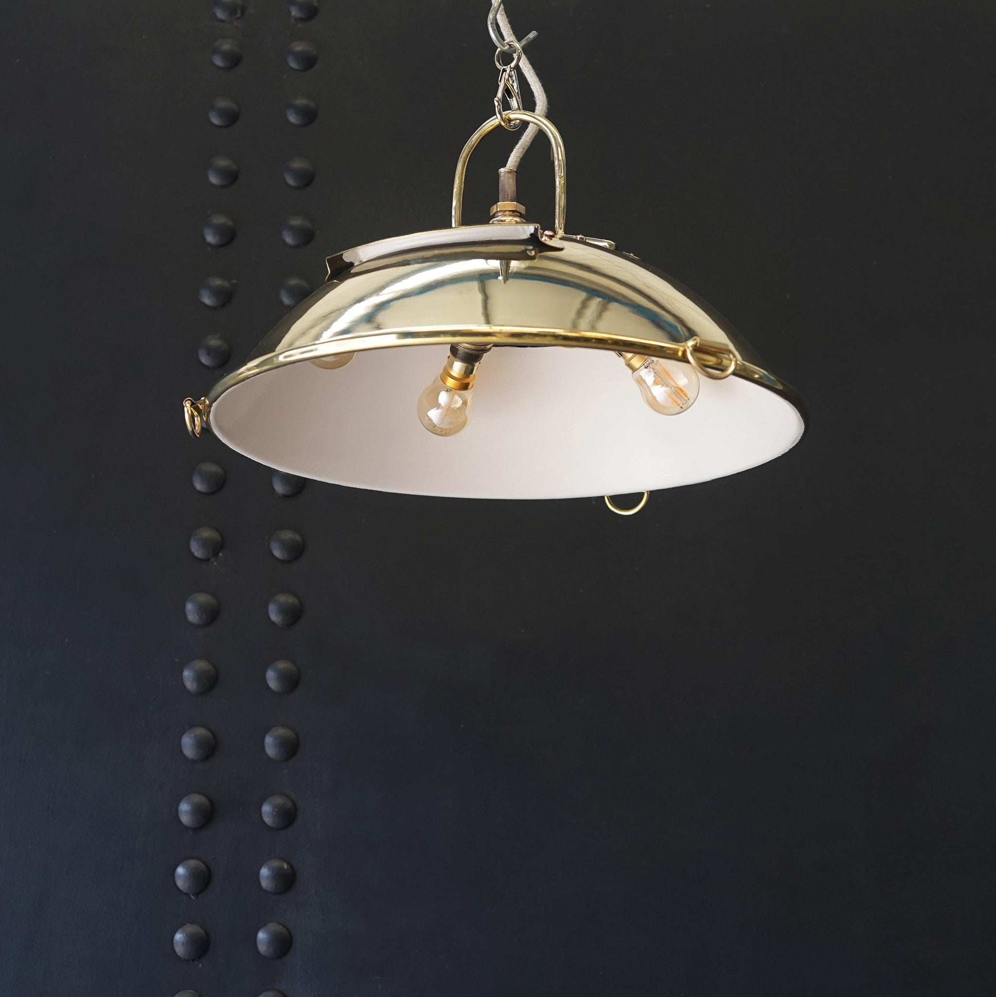 RN Warship Cargo Cluster Pendant Light Trinity Marine