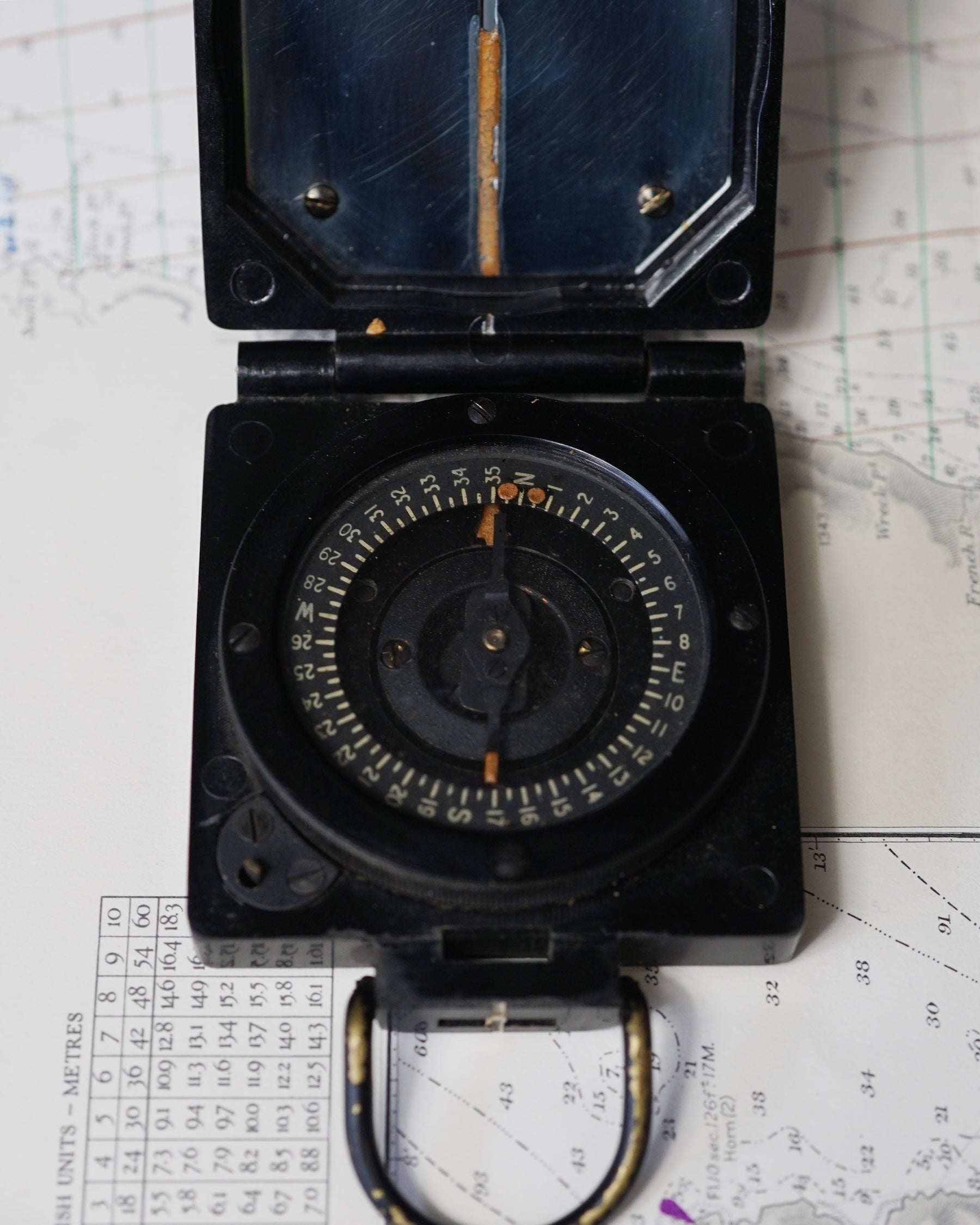 British Army WW2 Marching Compass Mk IV Trinity Marine