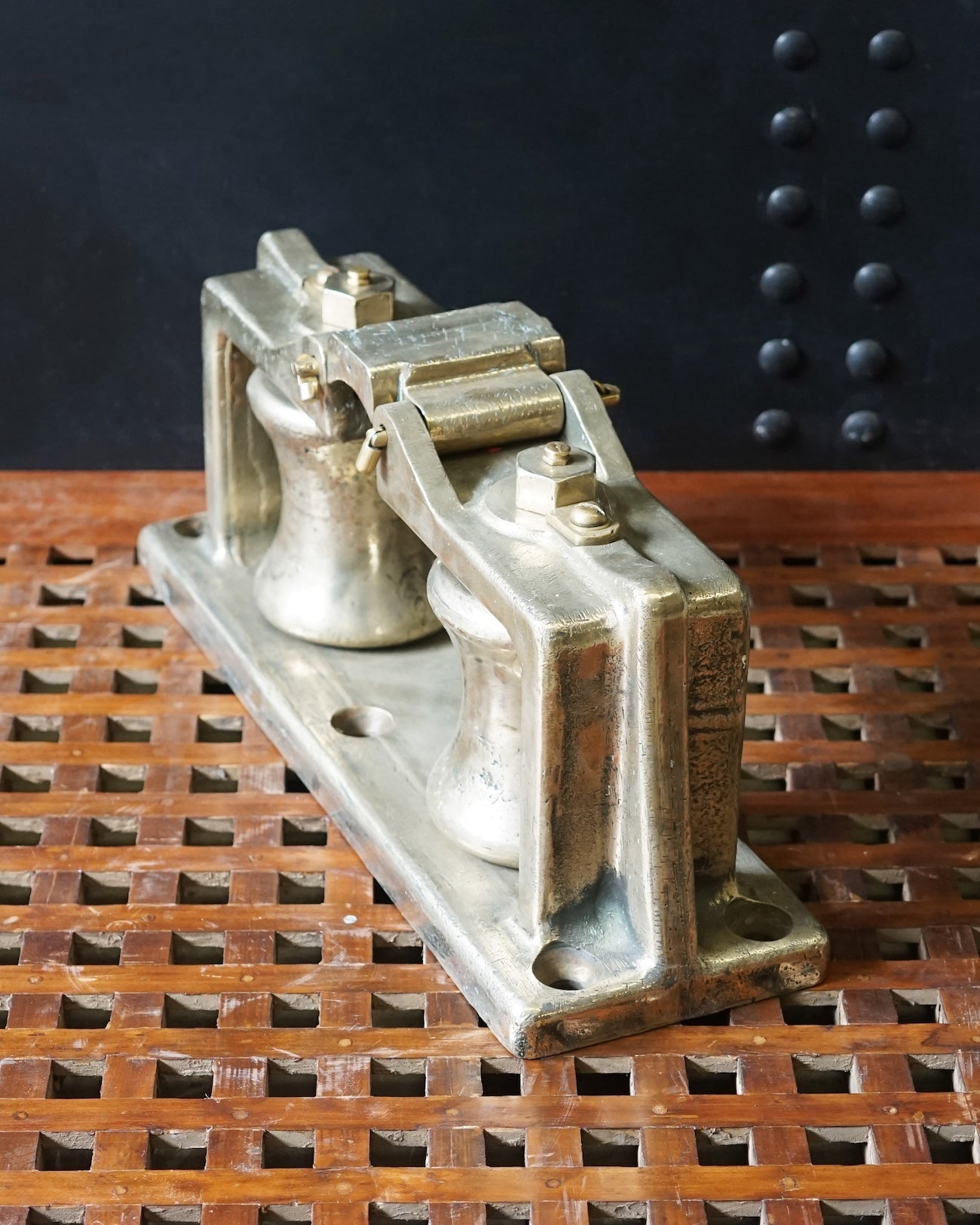 Bronze 50’s US Minesweeper ‘Dodge’ Anchor Chain Stopper- XL Trinity Marine