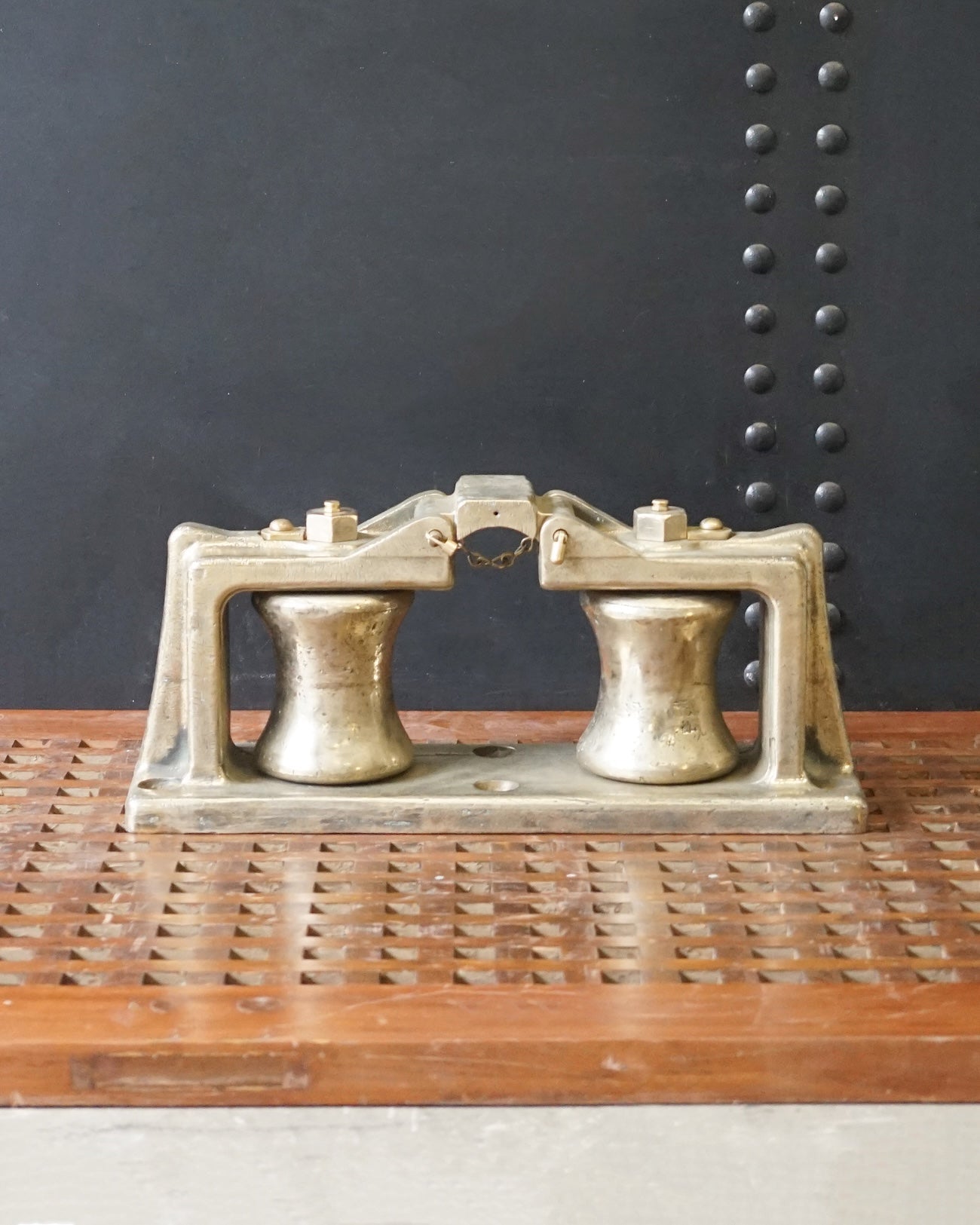 Bronze 50’s US Minesweeper ‘Dodge’ Anchor Chain Stopper- XL Trinity Marine